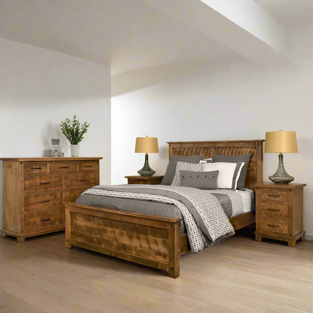 Adirondack Solid Wood Bed