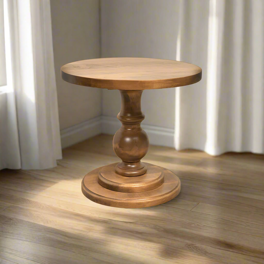 Table d'appoint en bois massif Arta