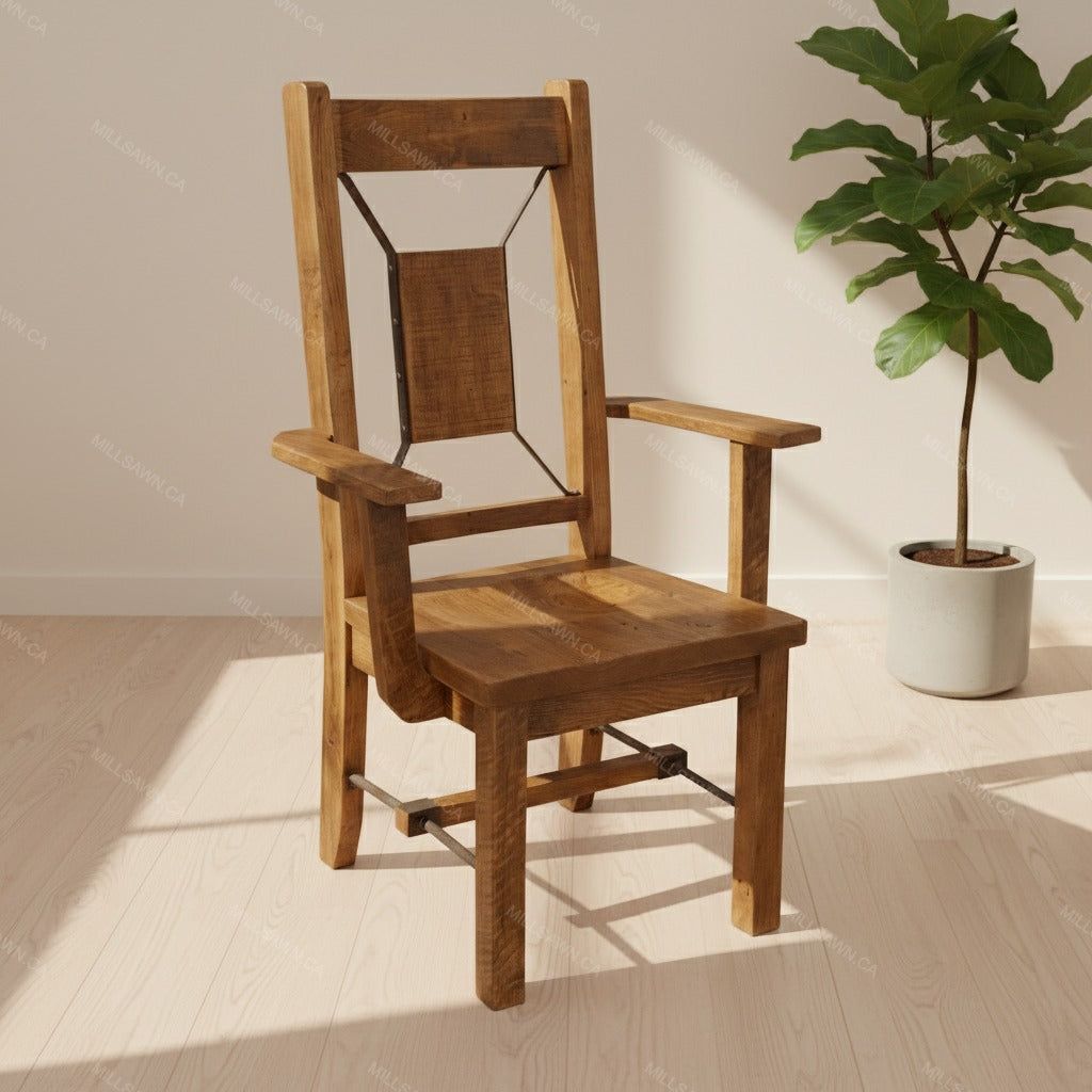 Arthur Philippe Solid Wood Arm Chair