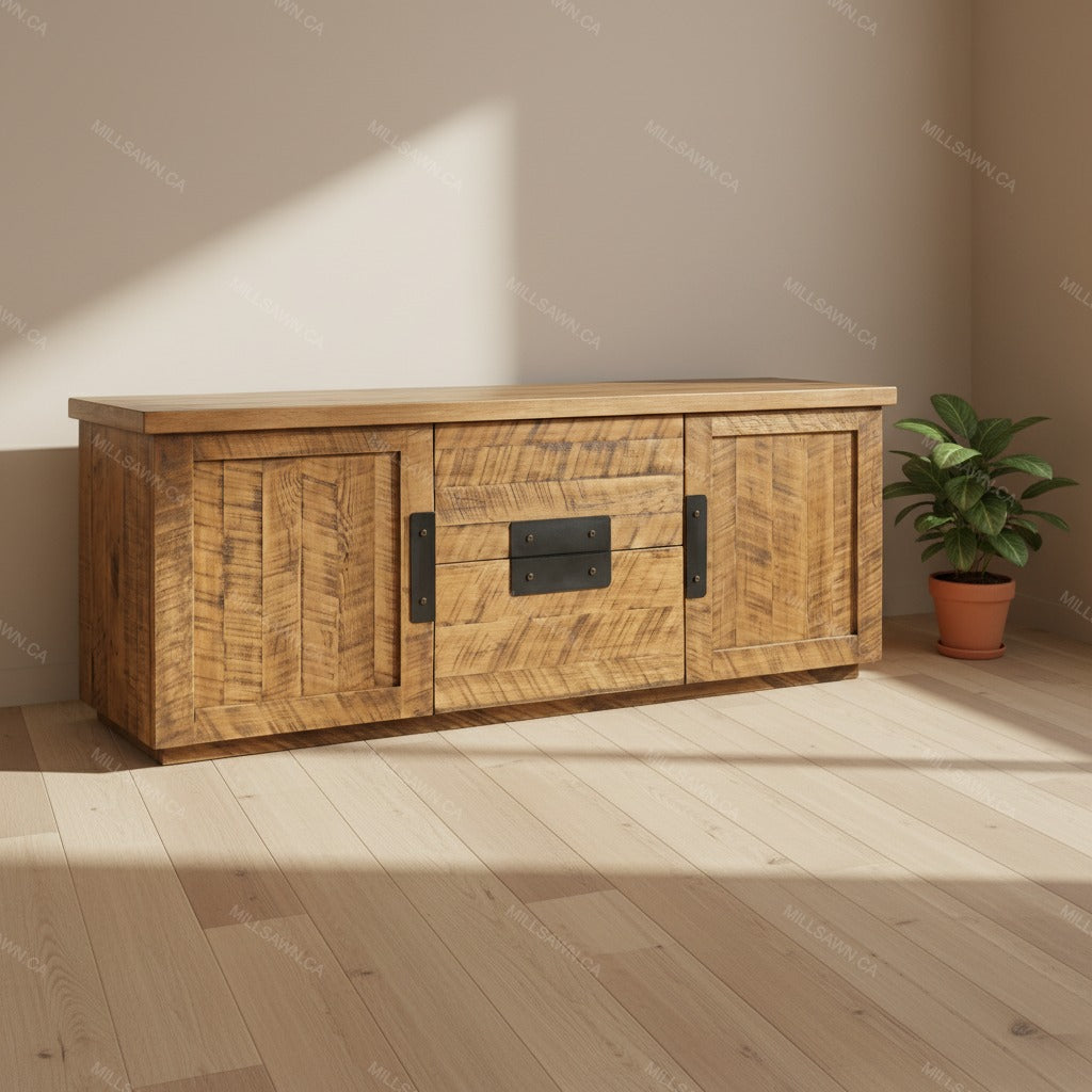 Arthur Philippe Solid Wood Media Stand