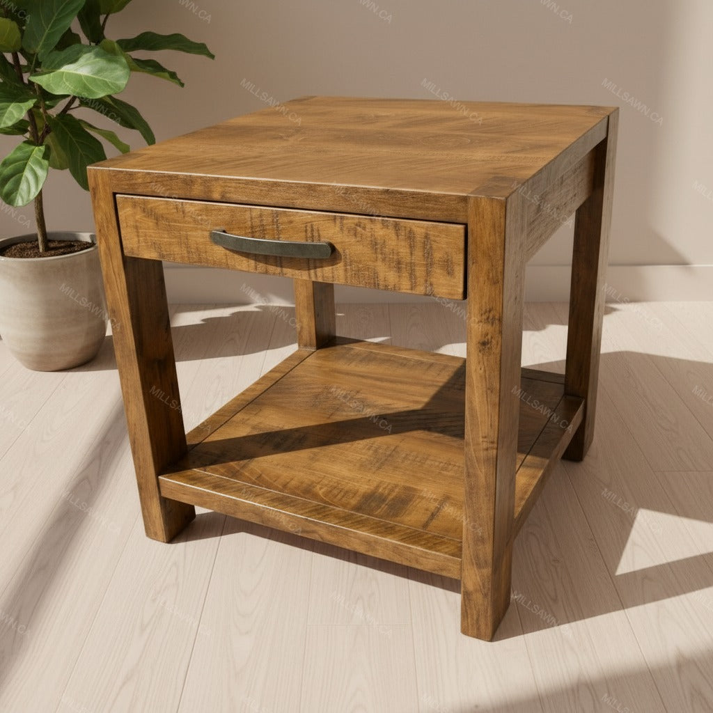 Aspen Solid Wood End Table