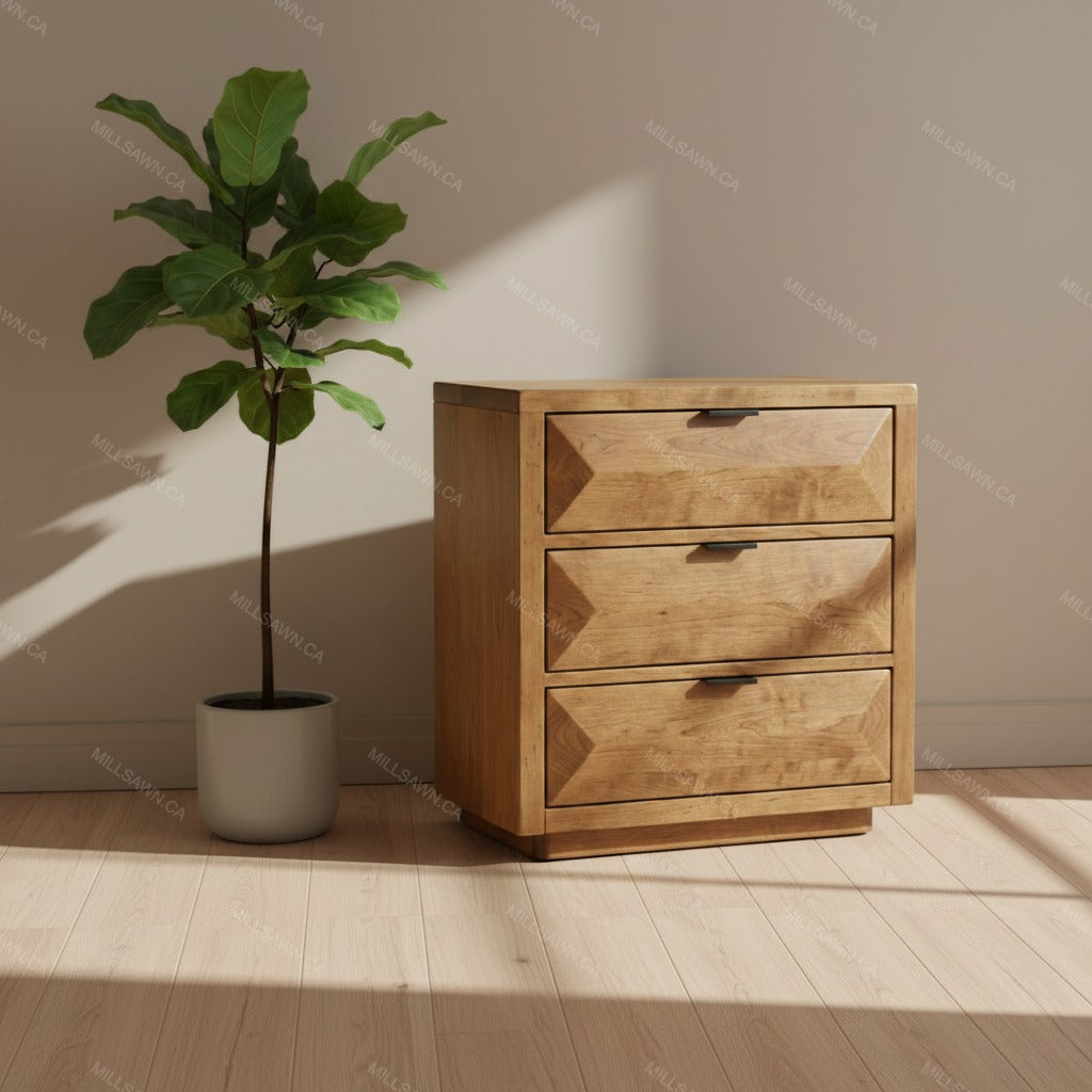 Avra Solid Wood Nightstand