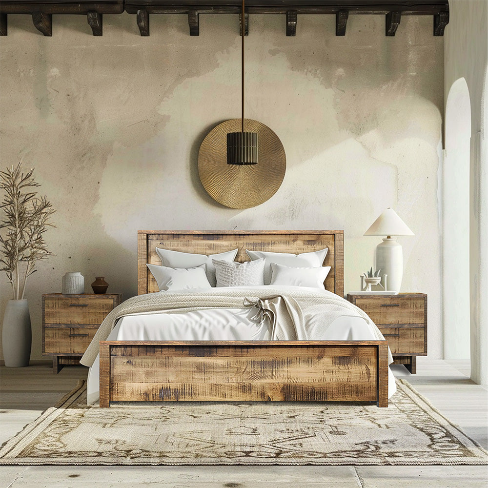 Lit en bois massif Baywood