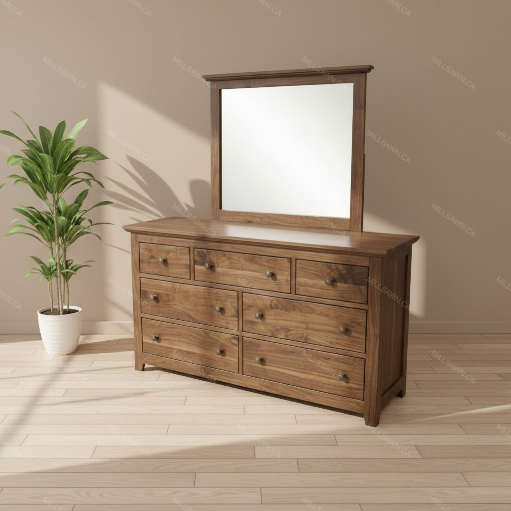 Benchmark Solid Wood Mirror