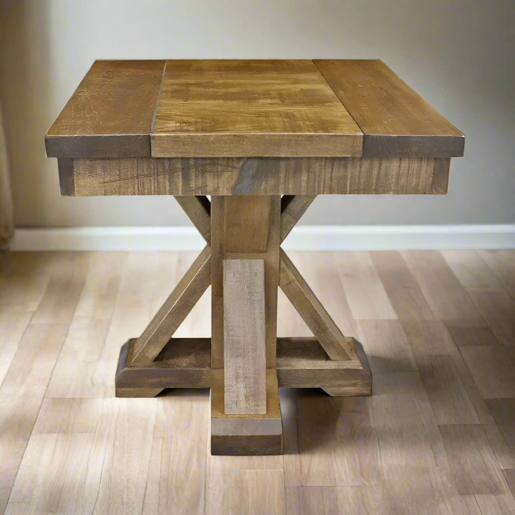 Table d'appoint en bois massif Cross Creek