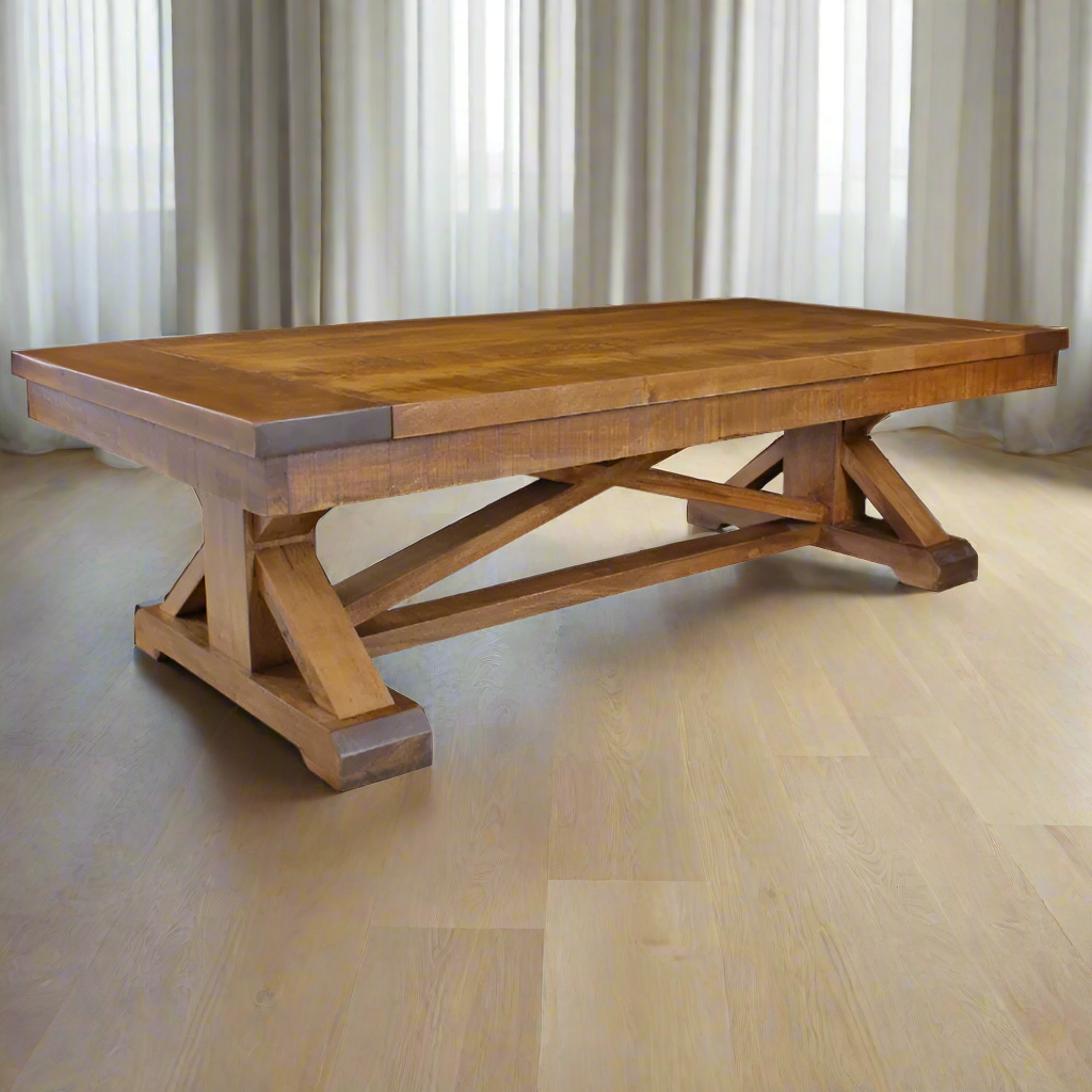 Table basse en bois massif Cross Creek