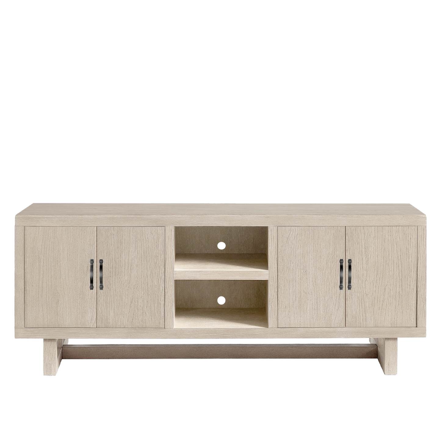 Meuble multimédia en bois massif Byron