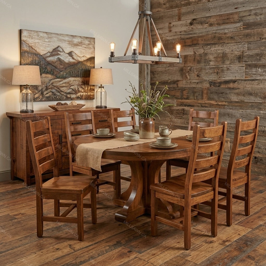 Carlisle Solid Wood Round Dining Table