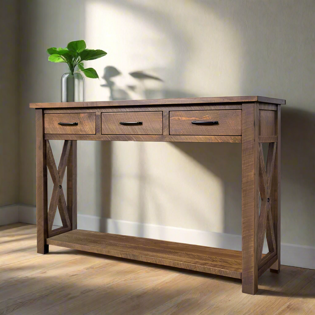 Crosswood Solid Wood Sofa Table