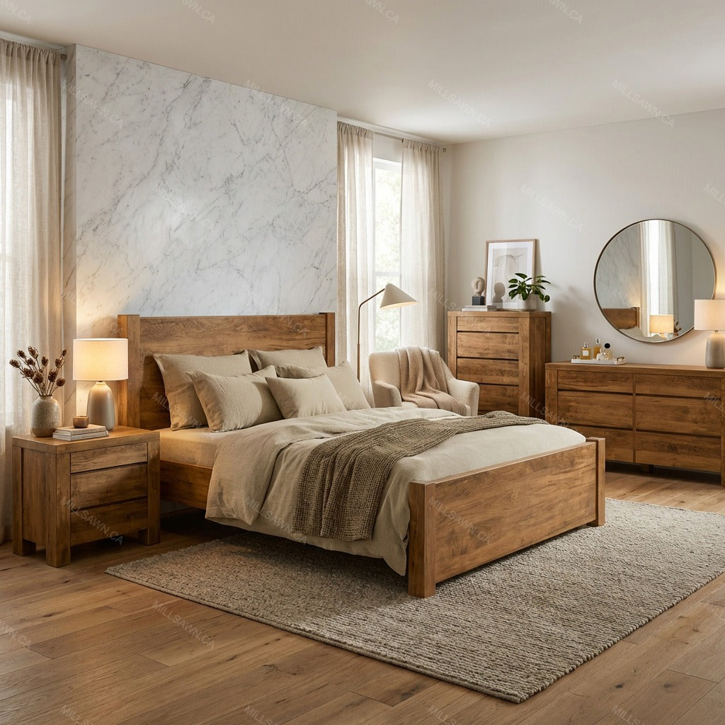 Devon Solid Wood Bed