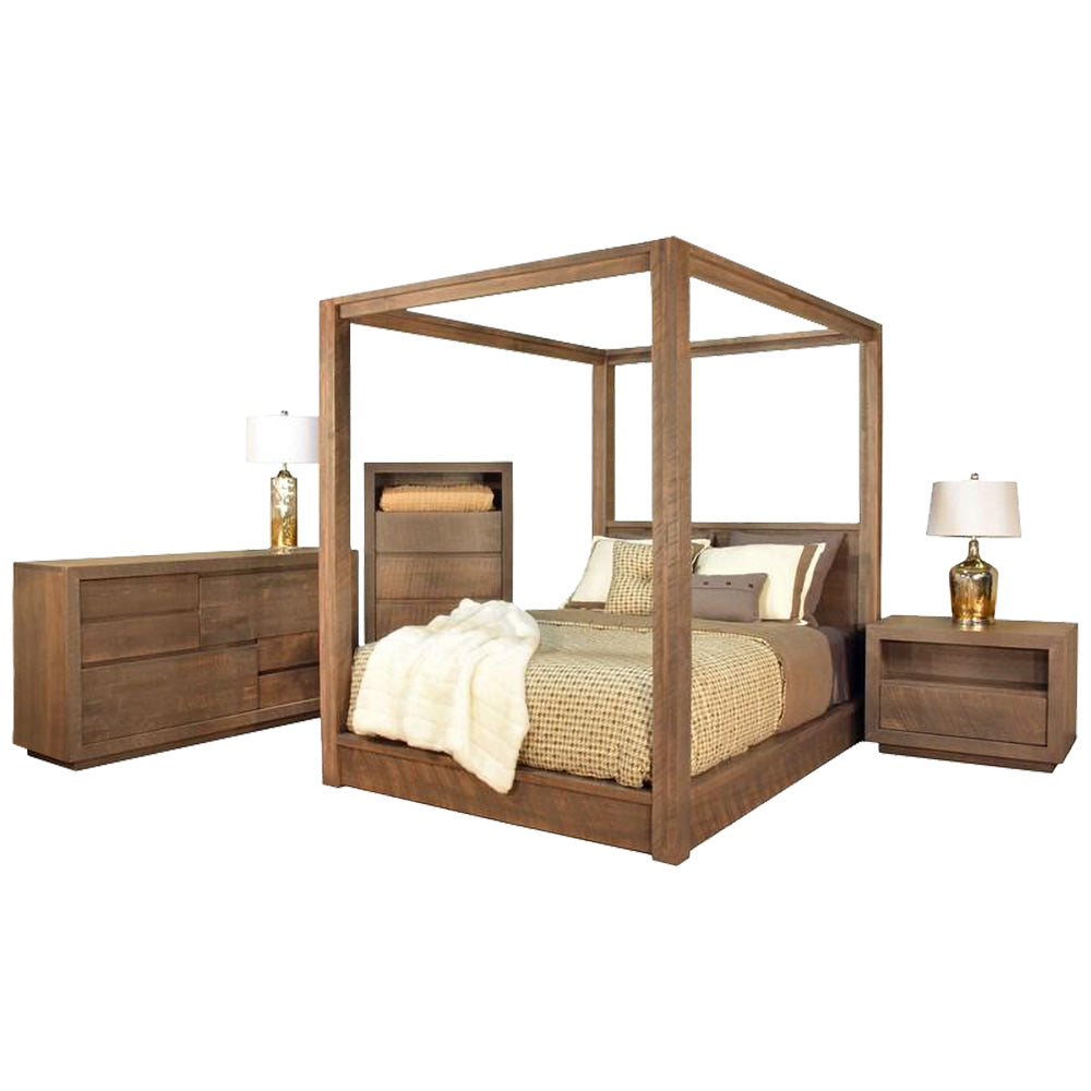 Greystone Solid Wood Canopy Bed