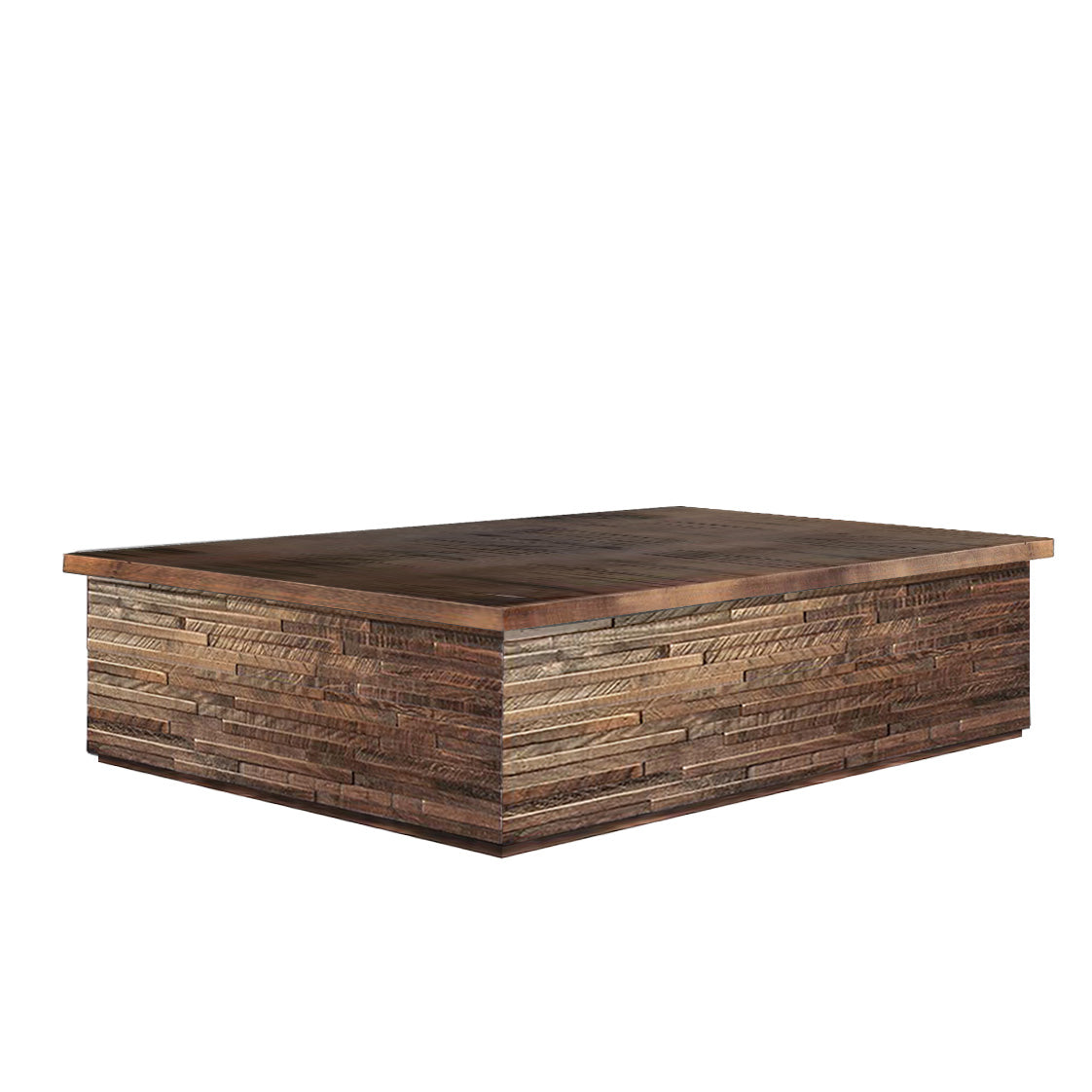 Table basse en bois massif Ledge Rock
