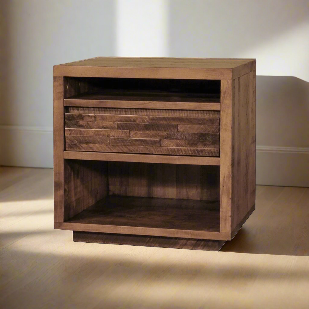 Table de chevet en bois massif Ledge Rock