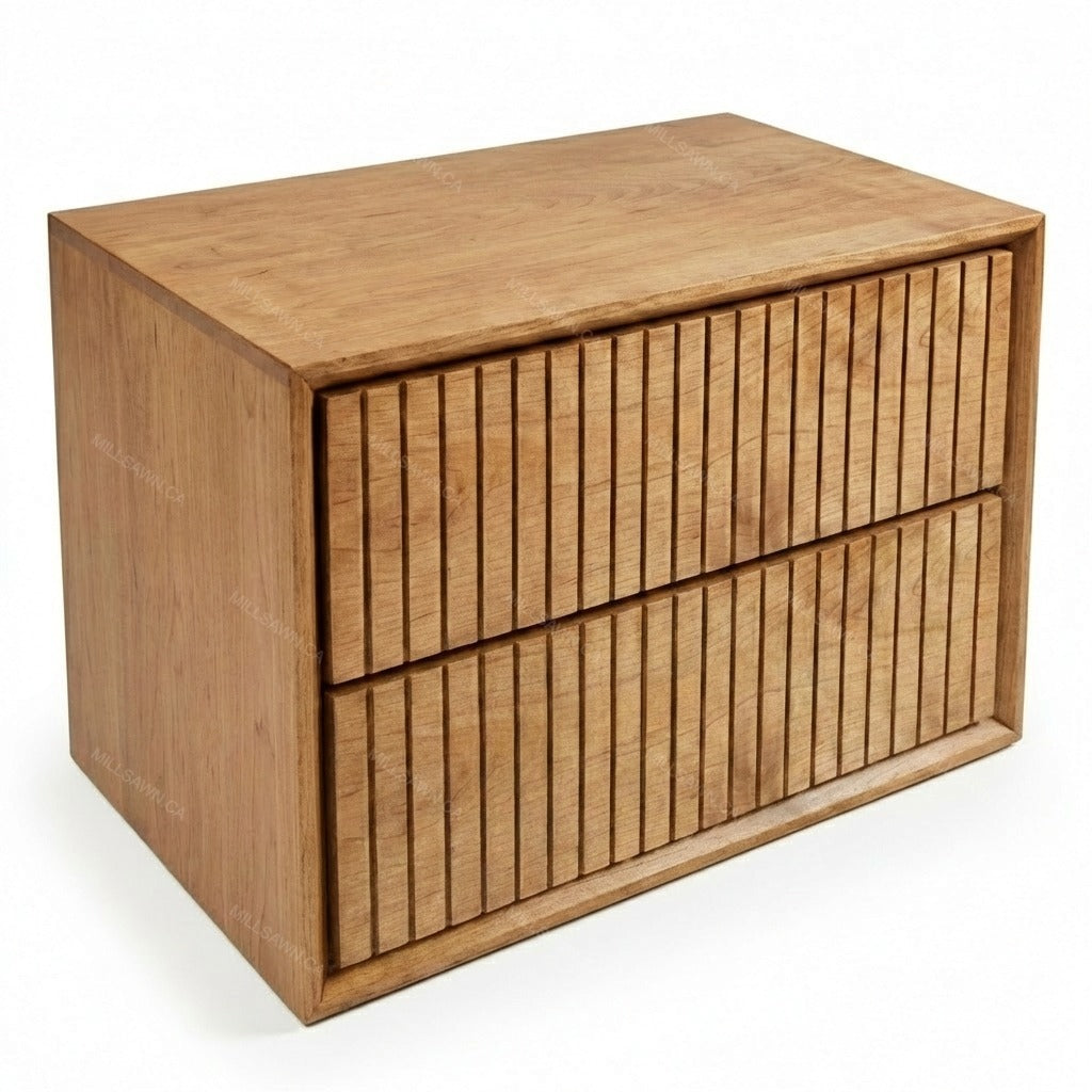 Table de chevet en bois massif Lagom