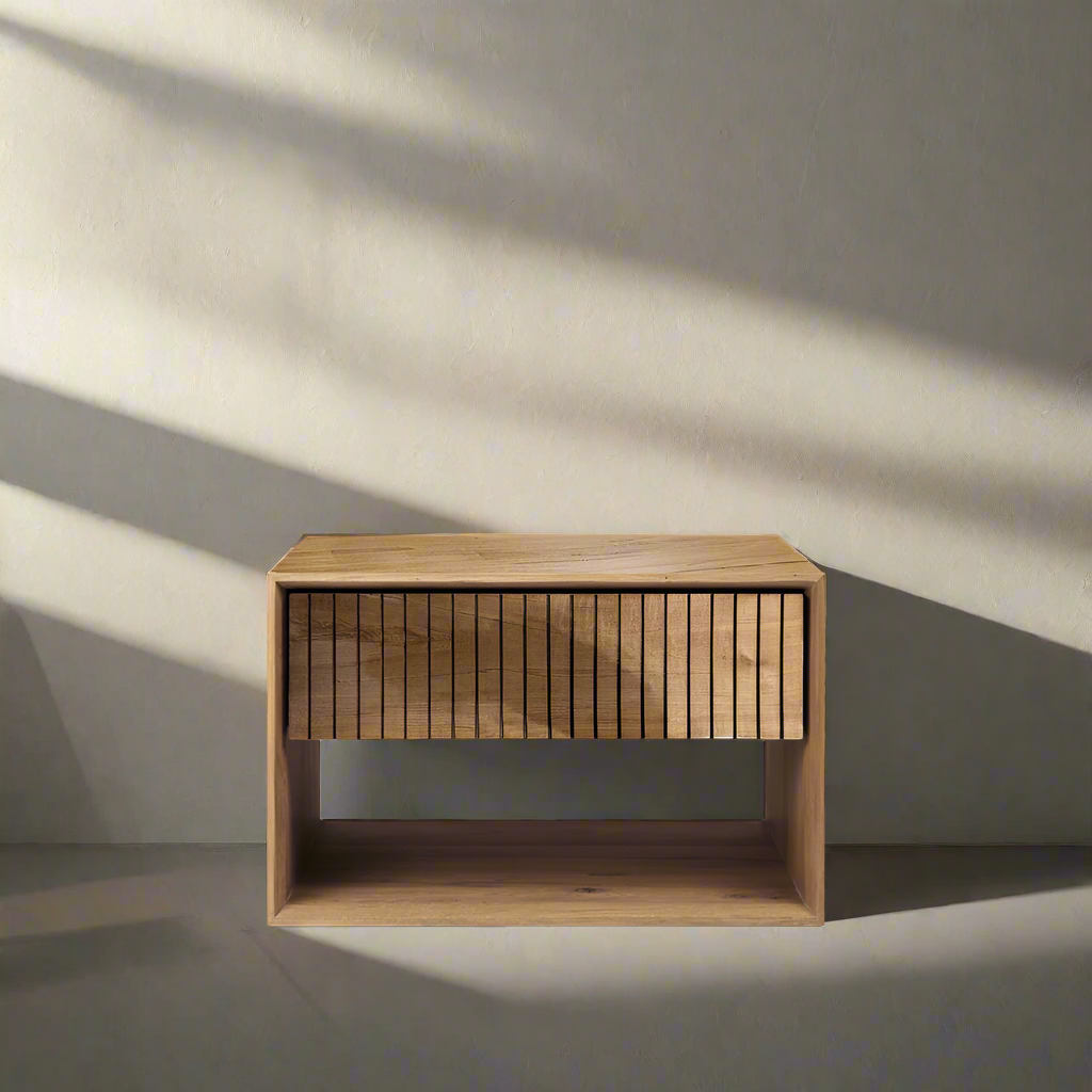 Lagom Solid Wood Nightstand