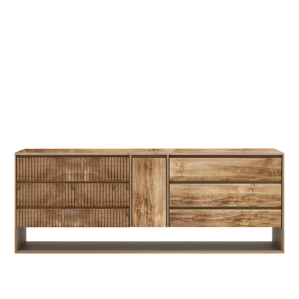 Commode en bois massif Lagom