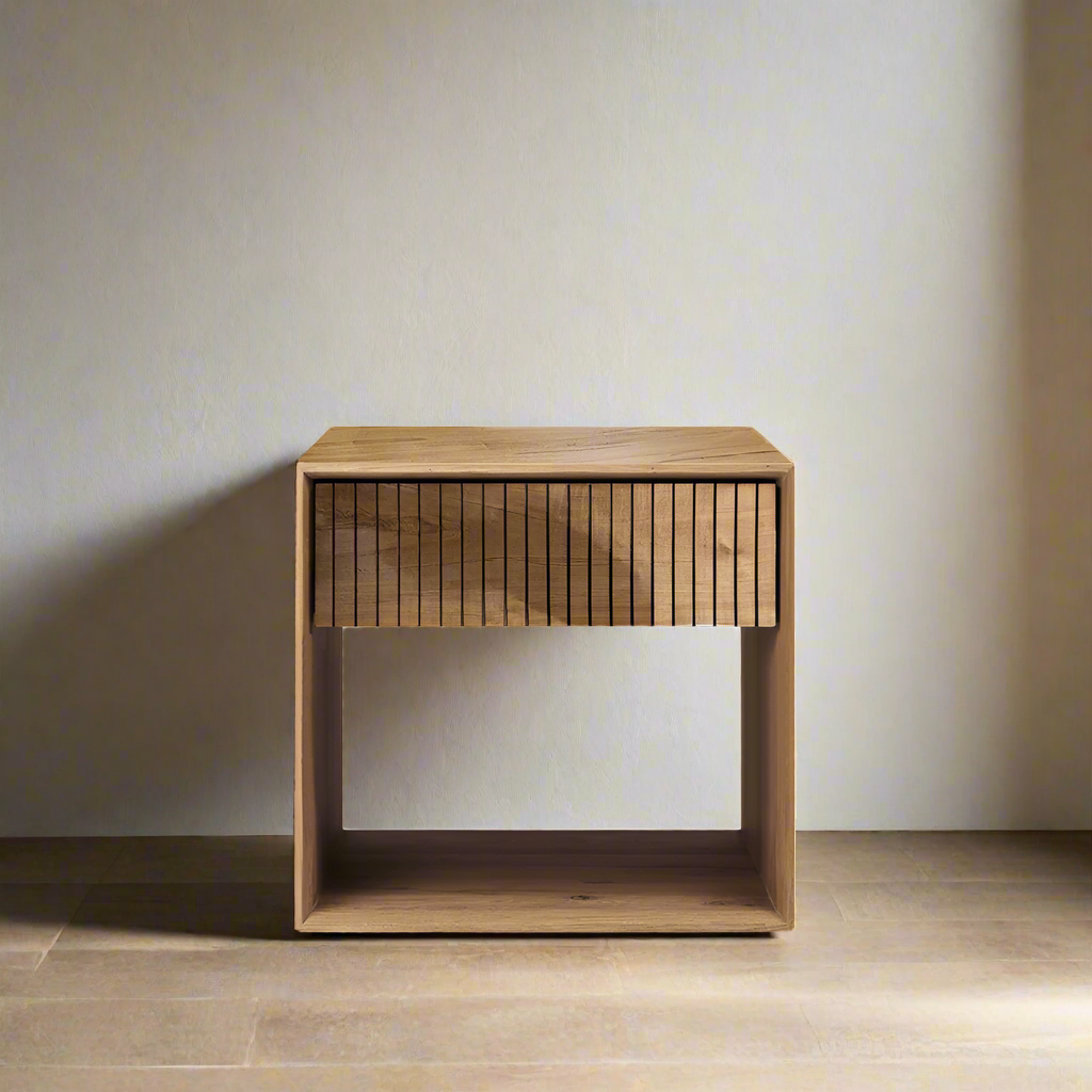 Table d'appoint en bois massif Lagom