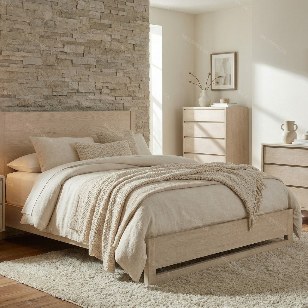 Leroy Solid Wood Platform Bed