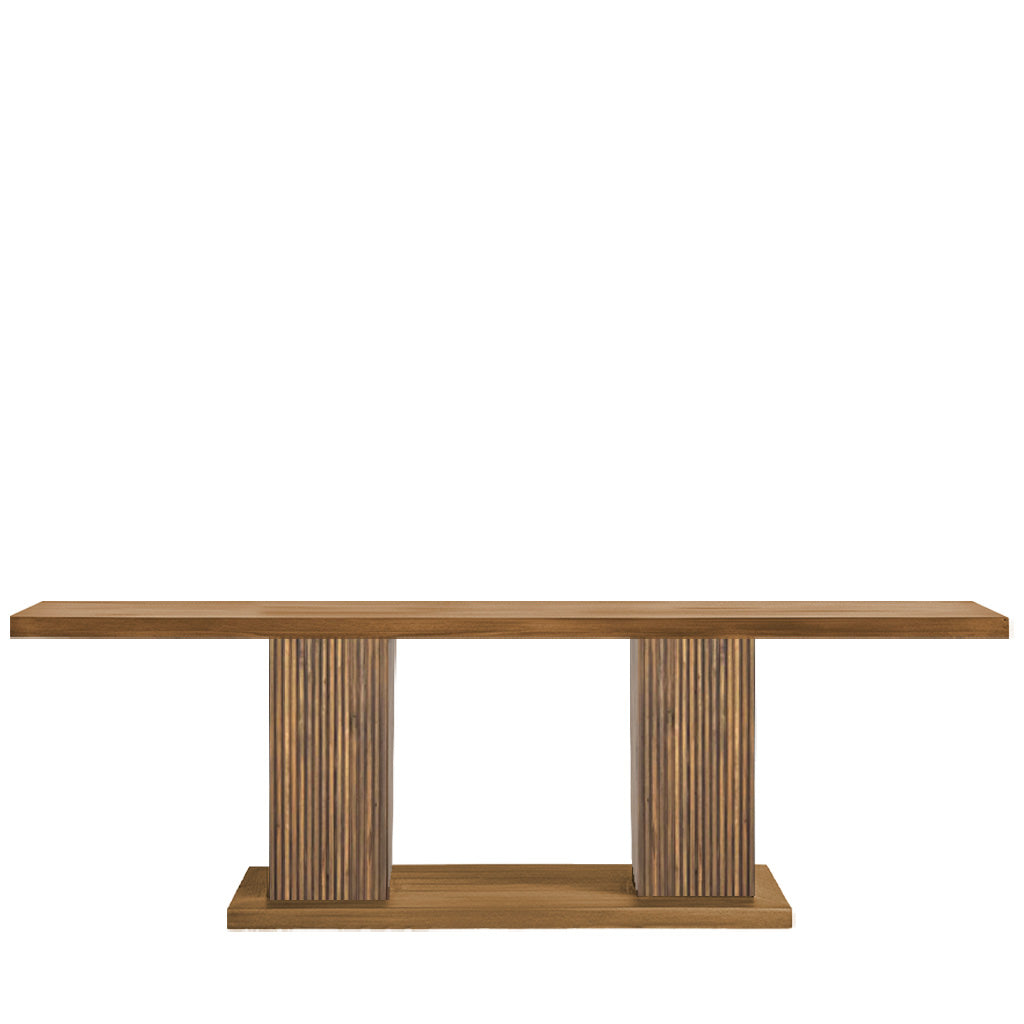 Table à manger de luxe en bois massif