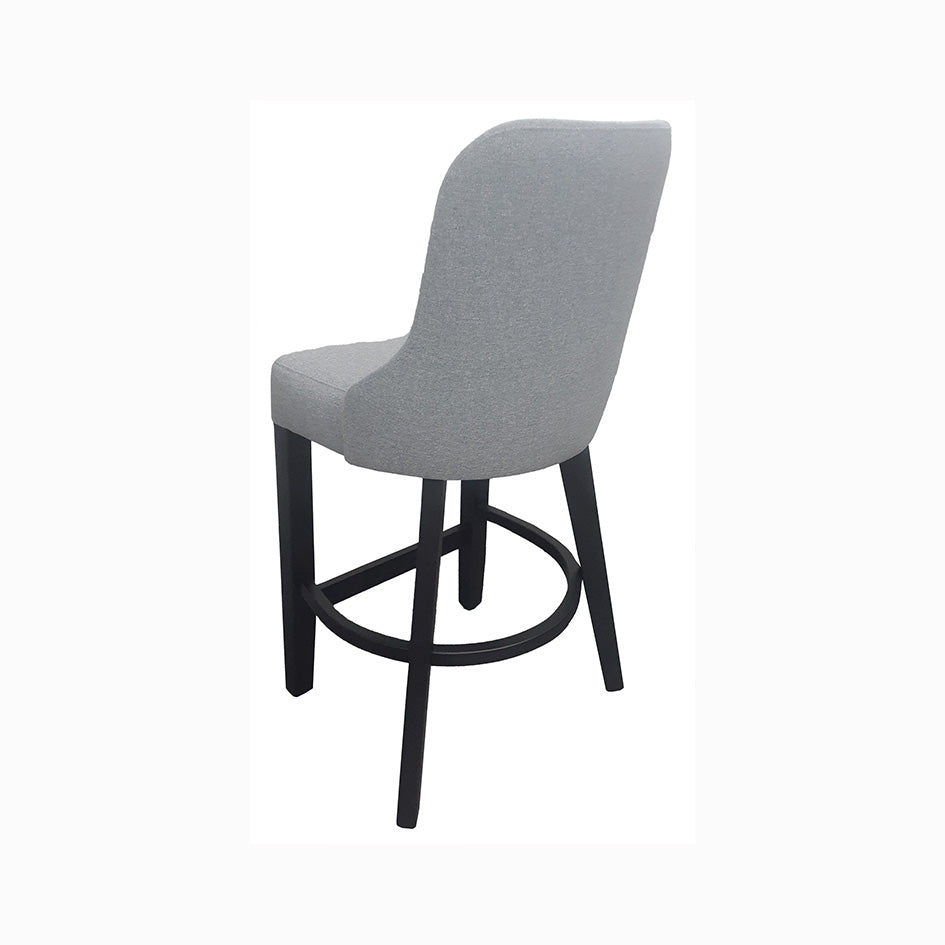 Mariot Upholstered Solid Wood Bar Chair
