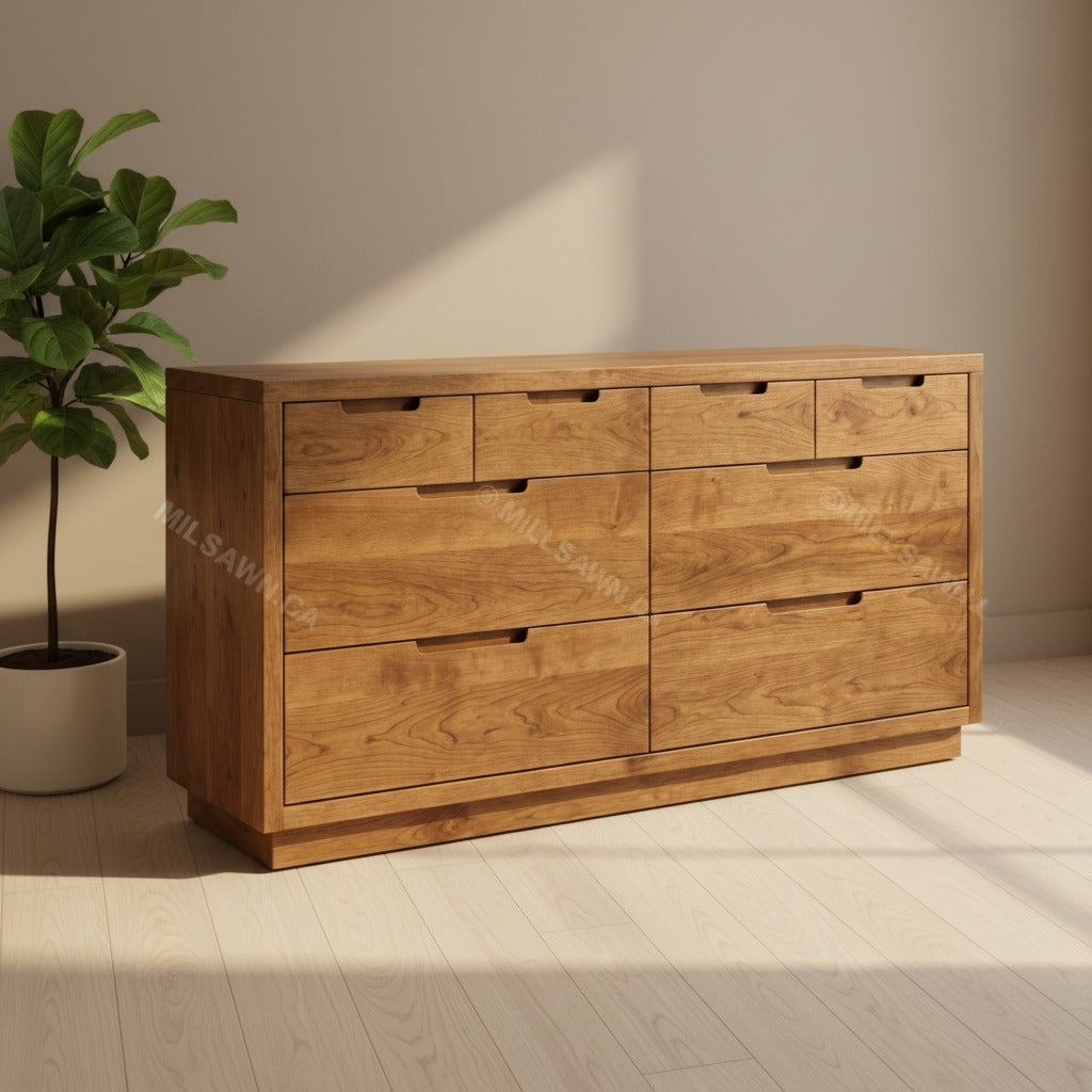 Milan Solid Wood Dresser