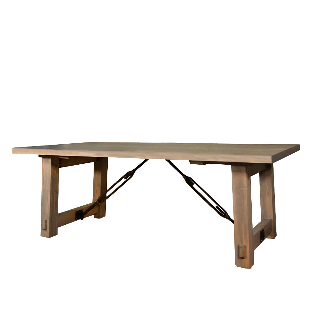 Table à manger en bois massif Milestone