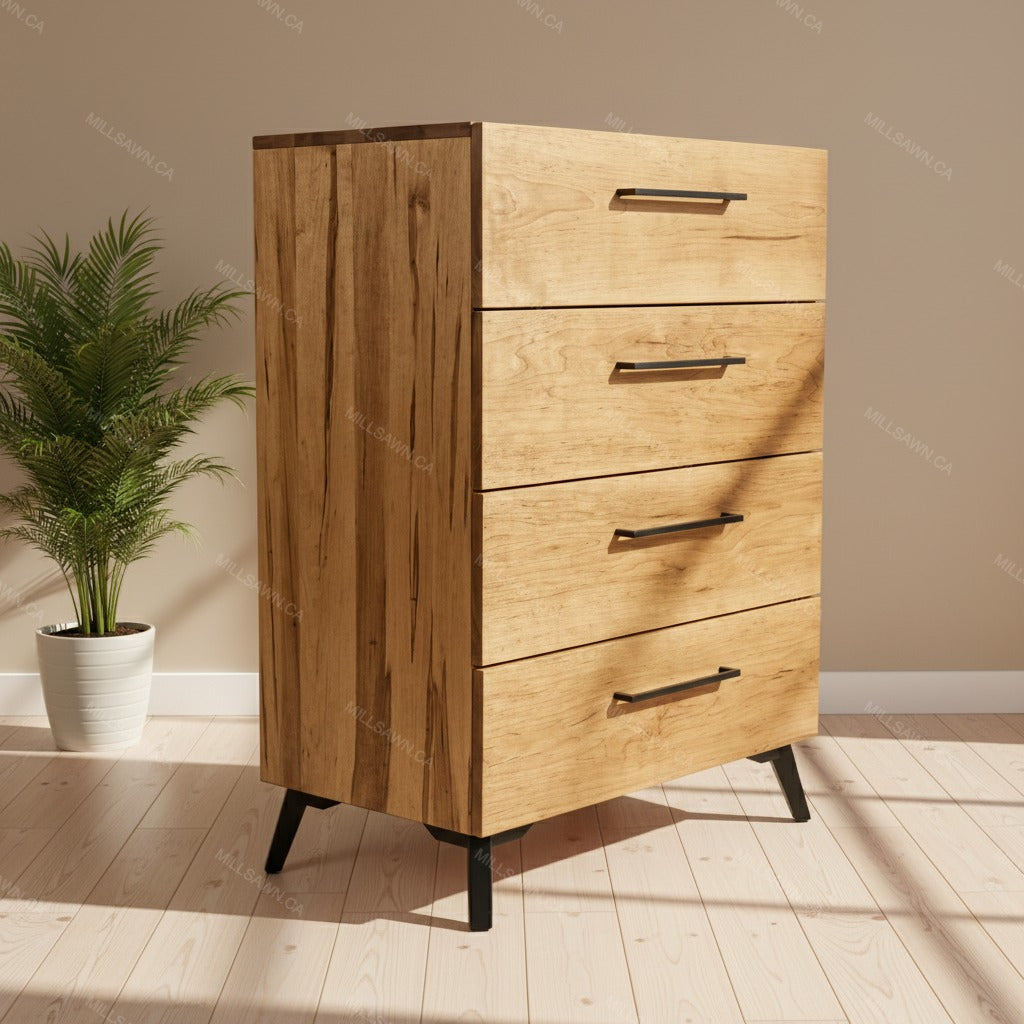 Cane Solid Wood Chest | Highboy
