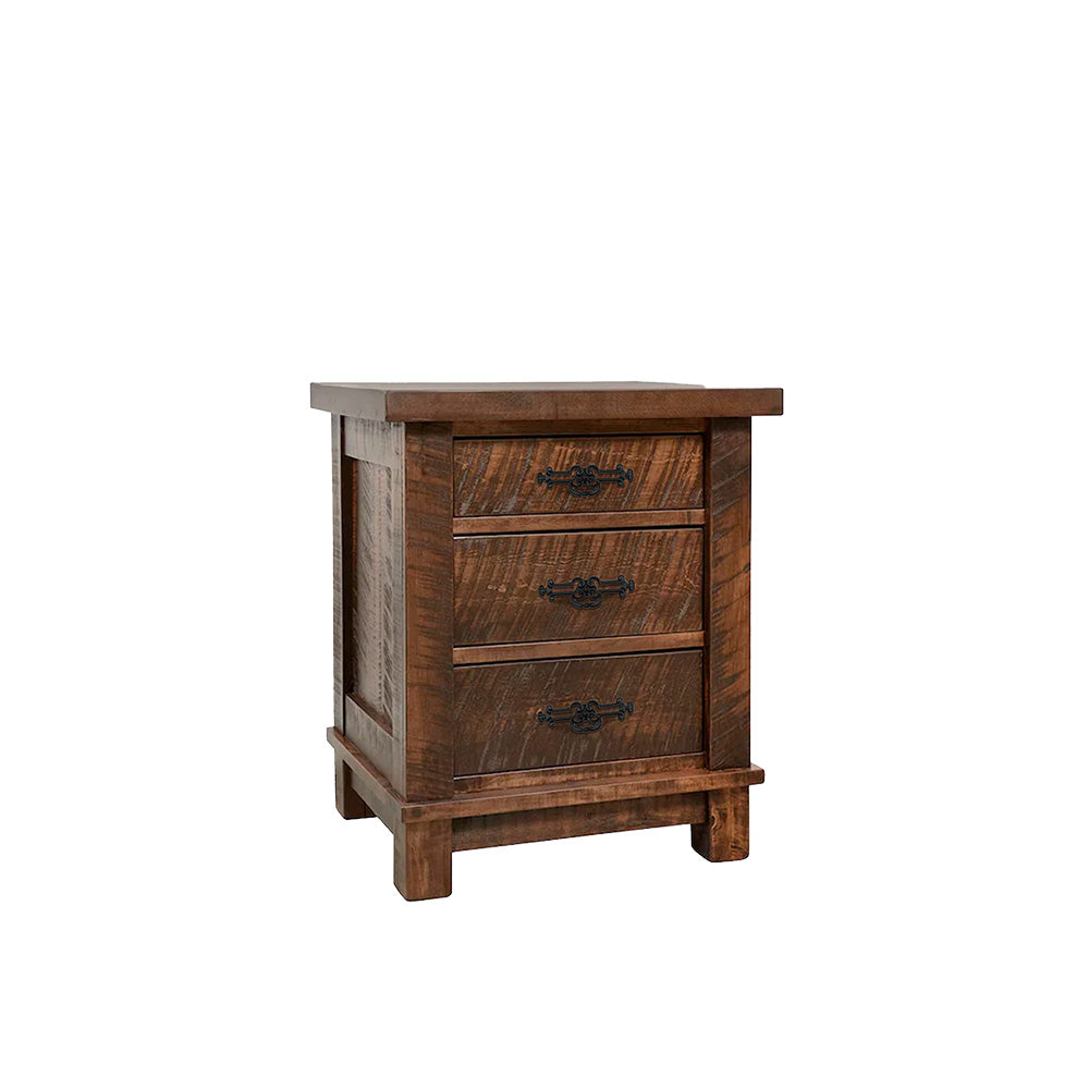 Table de chevet en bois massif Ranch