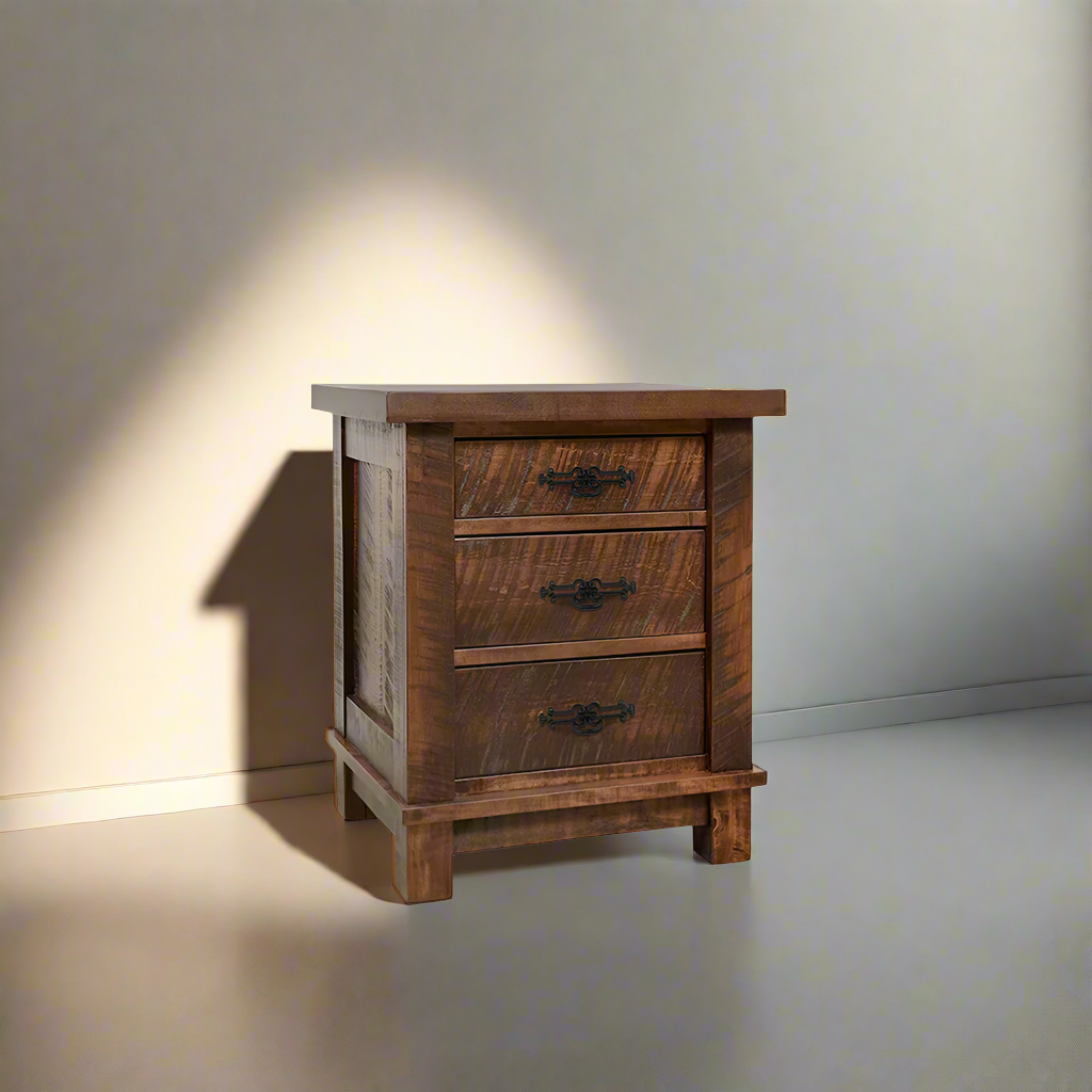 Table de chevet en bois massif Ranch