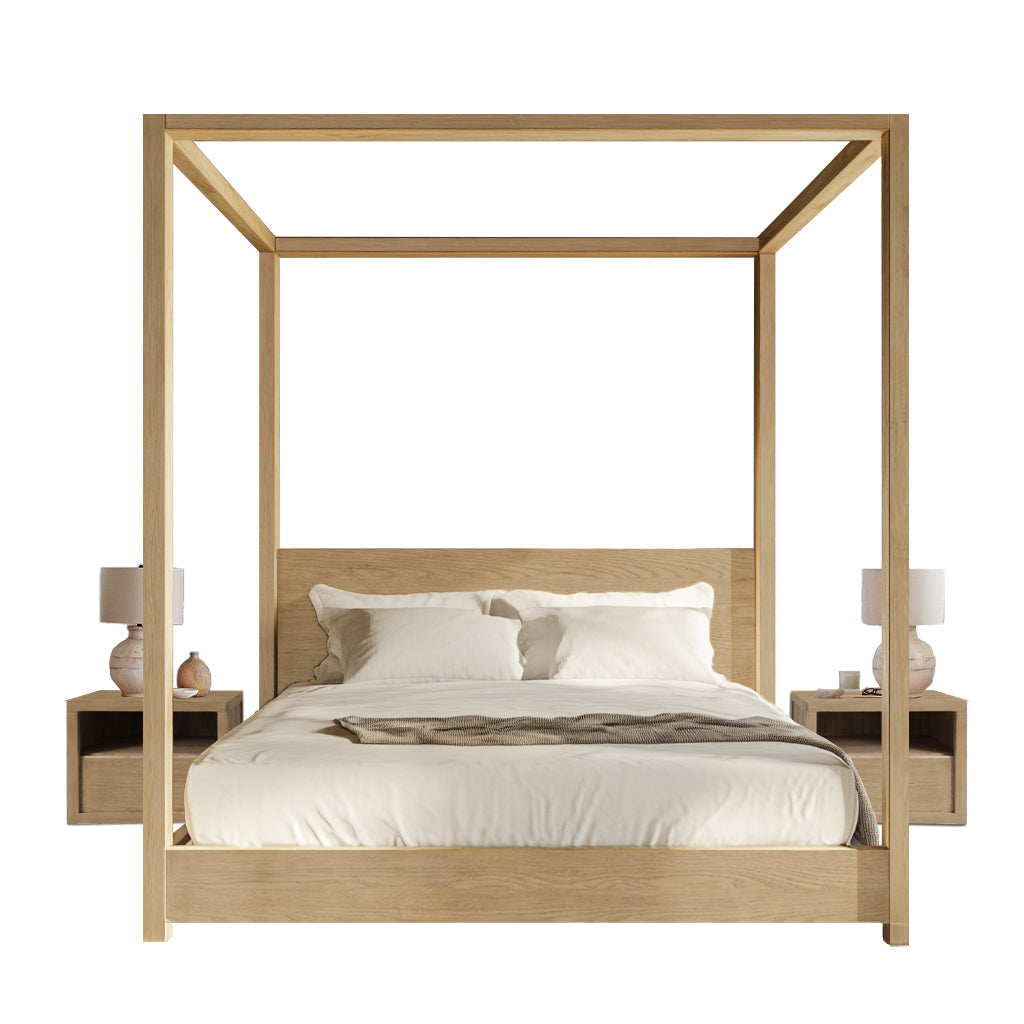 Pintura Solid Wood Bed