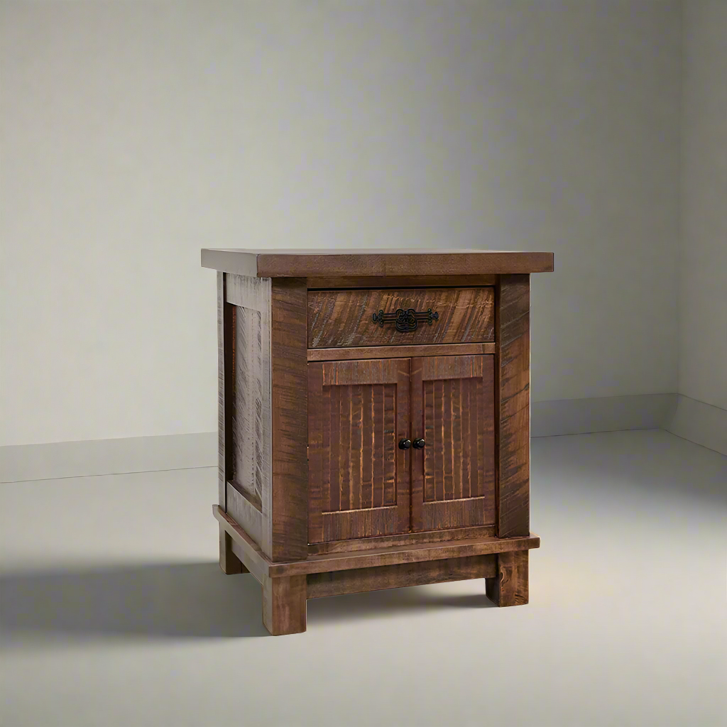 Table de chevet en bois massif Ranch