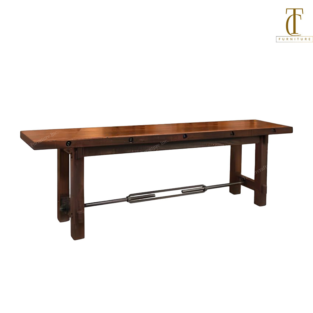 Banc en bois massif Folkart