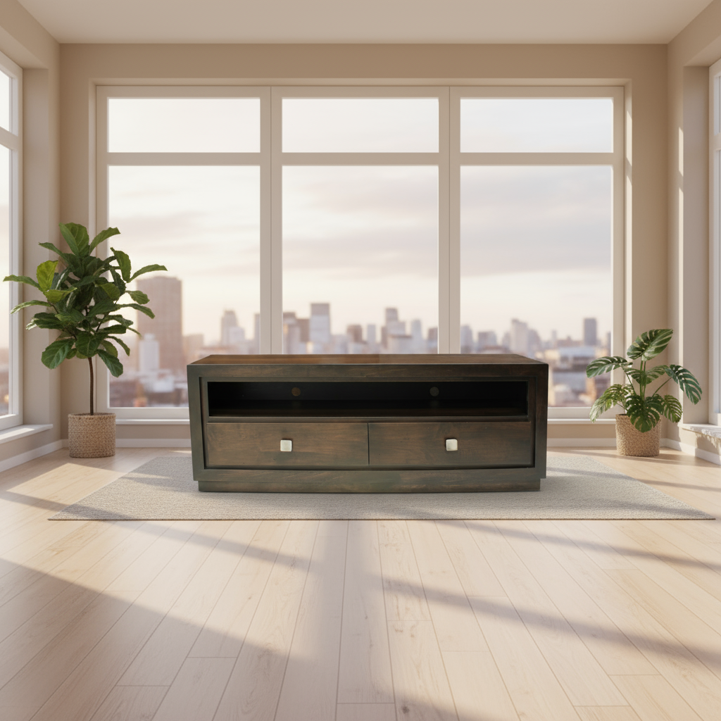 Thornhill Solid Wood Media Stand