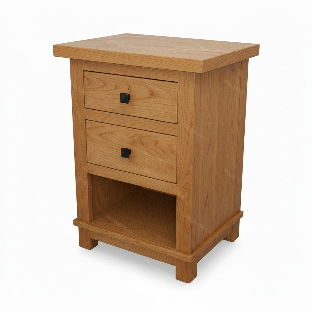 Terra Solid Wood Nightstand