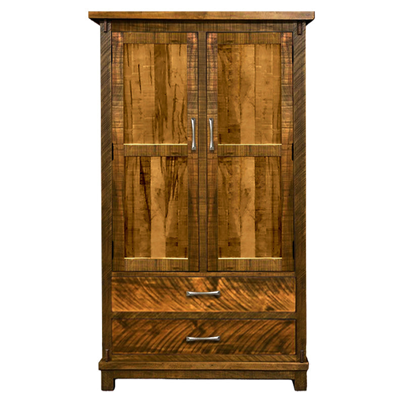 Armoire en bois massif de style ferme urbaine