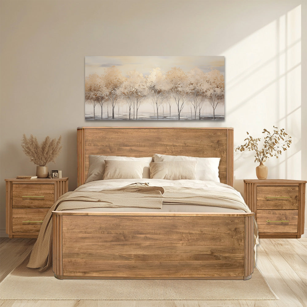 Vallery Solid Wood Bed