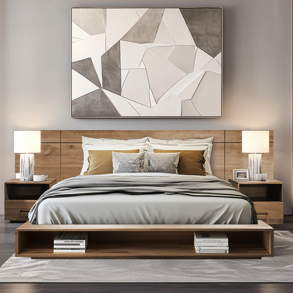 Lit en bois massif Wellmont XL