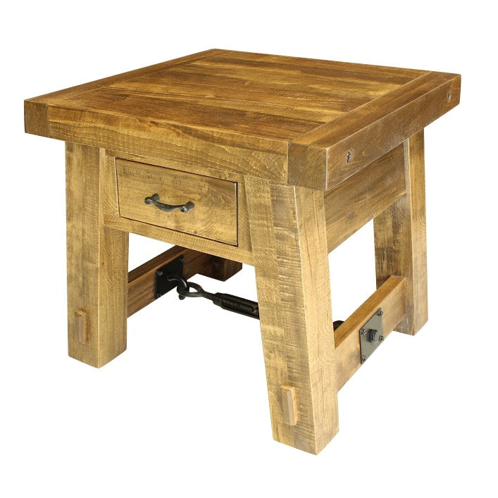 Table d'appoint en bois massif Benchmark