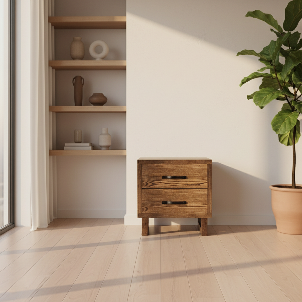 Byron Solid Wood Nightstand