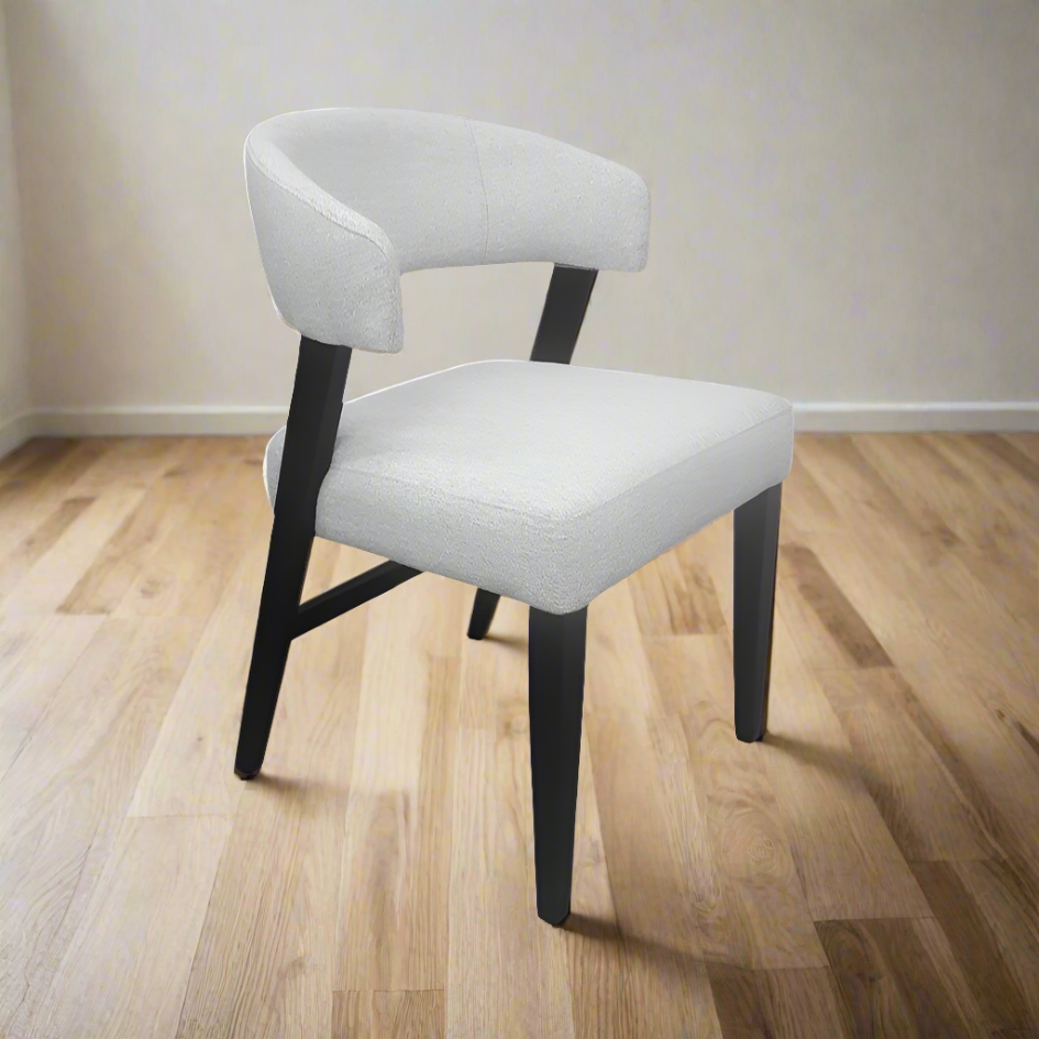 Clarity Upholstered Solid Wood Chair