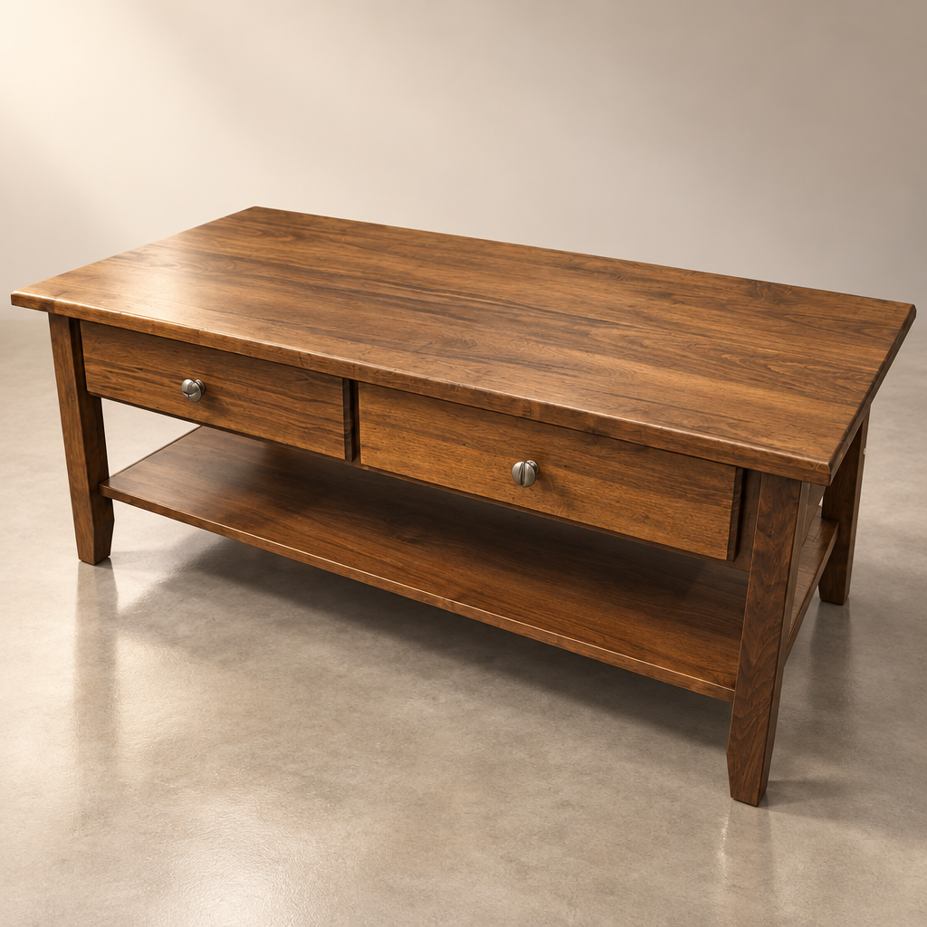 Table basse en bois massif Kenn