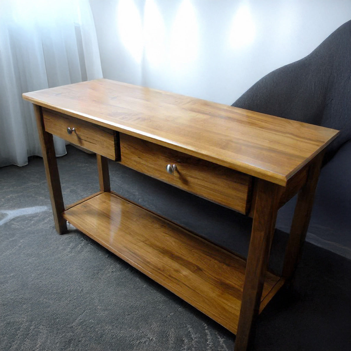 Table de canapé en bois massif Kenn