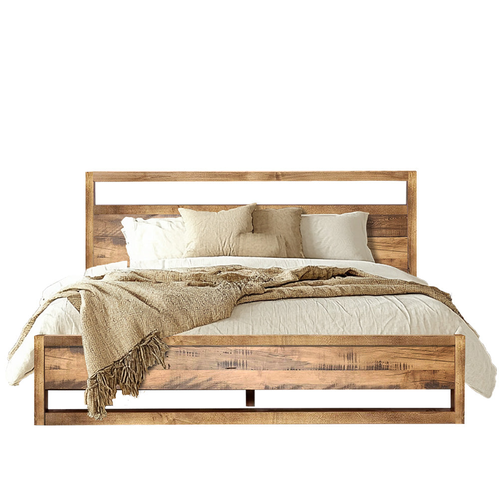 Lit en bois massif Linwood