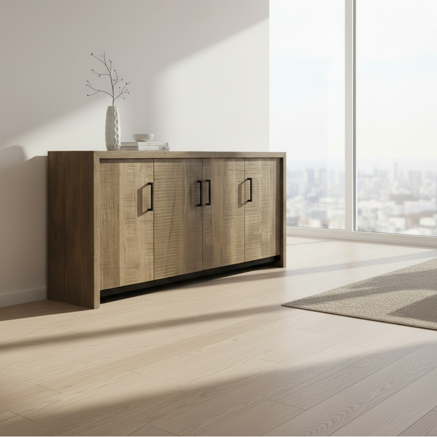 Luxora Solid Wood Sideboard
