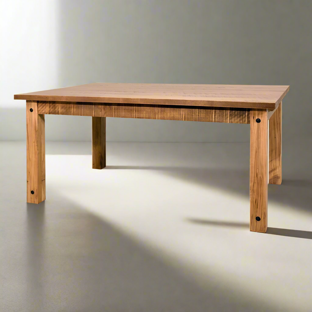 Alpine Solid Wood Dining Table With Leaves