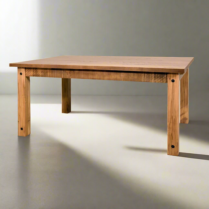 Alpine Solid Wood Dining Table With Leaves