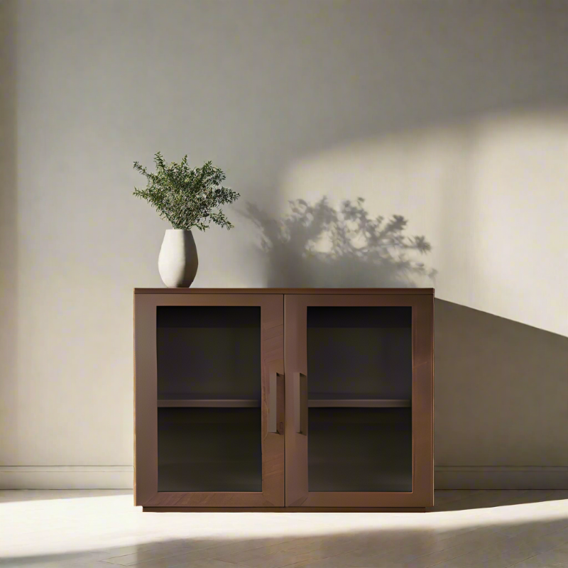 Bristol Solid Wood Sideboard - Glass Door