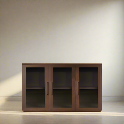 Bristol Solid Wood Sideboard - Glass Door