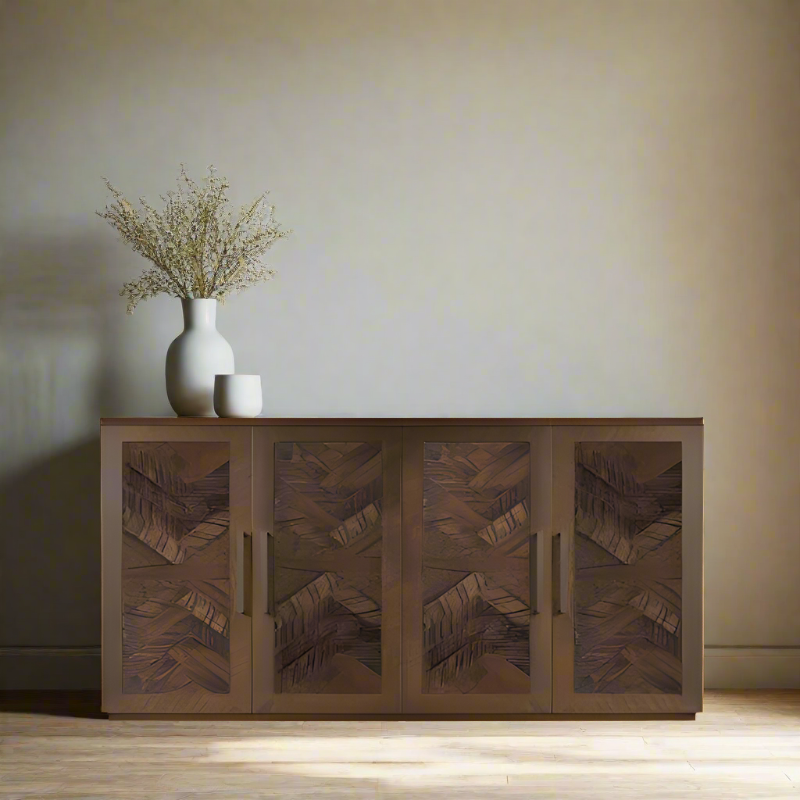 Bristol Sideboard - Herringbone Wood Door