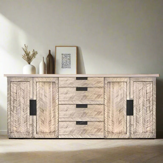 Arthur Philippe Sideboard With Drawers (Wood Doors)